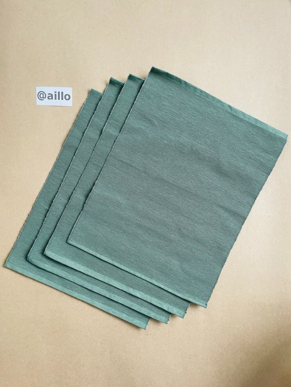 4 IKEA MARIT Place mats, green